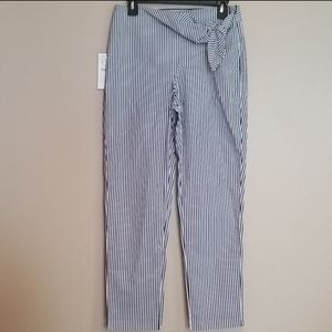 Zara blue striped pants
